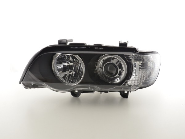 Angel Eye headlight LED BMW X5 E53 Yr. 00-03 black