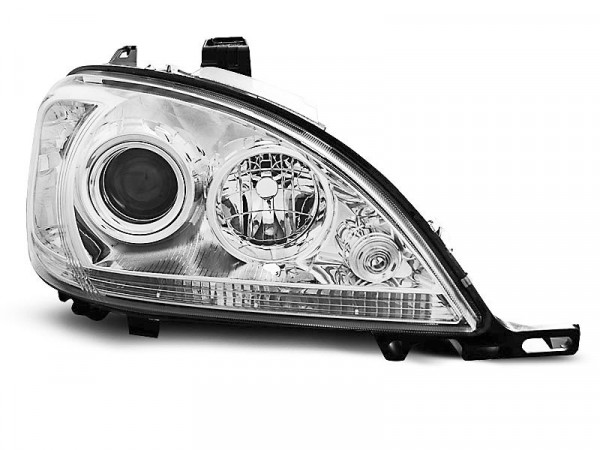 Headlights Chrome Fits Mercedes W163 Ml M-klasa 03.98-08.01