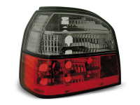 Tail Lights Red Smoke Fits Vw Golf 3 09.91-08.97 Tail Lights Red Smoke Fits Vw Golf 3 09.91-08.97