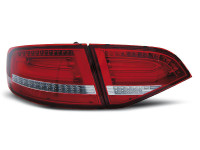 Led Tail Lights Red White Fits Audi A4 B8 08-11 Avant Led Tail Lights Red White Fits Audi A4 B8 08-11 Avant