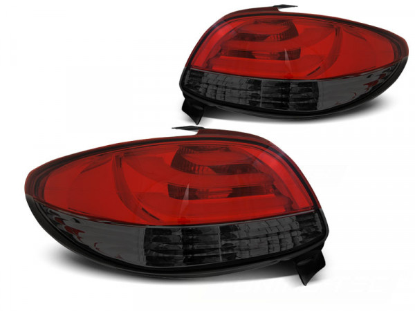 Peugeot 206 10.98- Red Smoke Led Bar