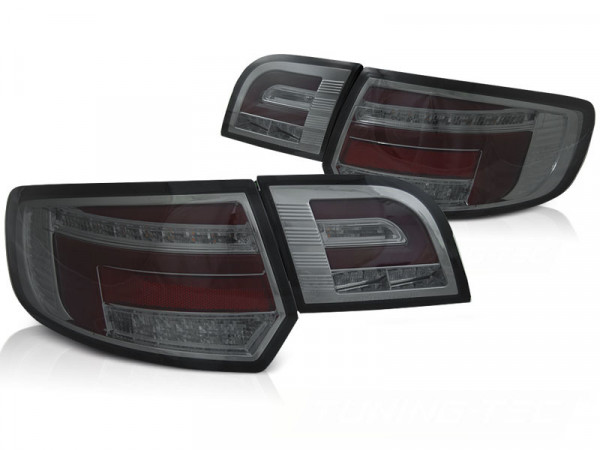 Led Bar Red Tail Lights Smoke Seq Fits Audi A3 8p 5d 08-12