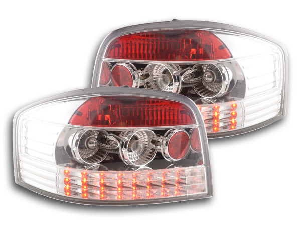 Led Taillights Audi A3 type 8P Yr. 03-05 chrome
