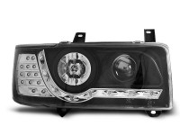 Headlights Daylight Black Fits Vw T4 90-03.03 Transporter Headlights Daylight Black Fits Vw T4 90-03.03 Transporter