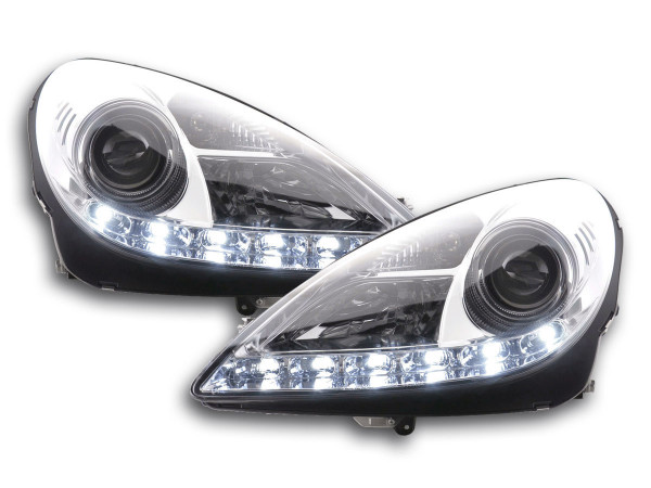 DRL Daylight headlight Mercedes SLK R171 chrome