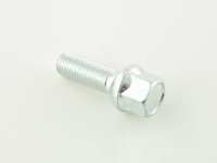 Wheel bolt, M12 x 1,5 32mm domed silver Wheel bolt, M12 x 1,5 32mm domed silver