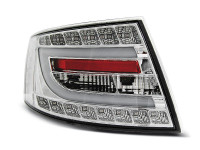 Led Tail Lights Chrome Fits Audi A6 C6 Sedan 04.04-08 6pin Led Tail Lights Chrome Fits Audi A6 C6 Sedan 04.04-08 6pin