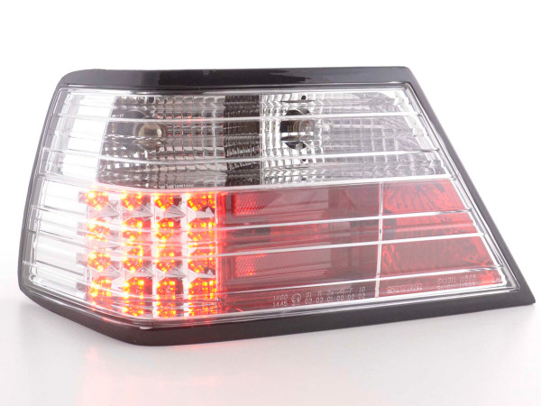 Led Taillights Mercedes E-Class type W124 saloon Yr. 85-96 chrome