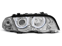 Headlights Angel Eyes CCFL Chrome fits BMW E46 05.98–08.01 Sedan/Touring Headlights Angel Eyes CCFL Chrome fits BMW E46 05.98–08.01 Sedan/Touring