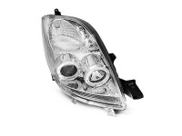 Toyota Yaris 06-09 Angel Eyes Chrome Toyota Yaris 06-09 Angel Eyes Chrome