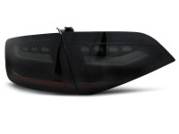 Led Tail Lights Smoke Black Fits Audi A4 B8 08-11 Sedan Led Tail Lights Smoke Black Fits Audi A4 B8 08-11 Sedan