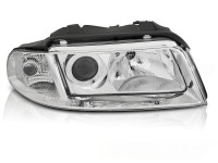 Headlight Chrome Right Side Tyc Fits Audi A4 B5 99-00 Headlight Chrome Right Side Tyc Fits Audi A4 B5 99-00