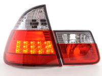 LED taillights set fits BMW 3 Series Touring E46 98-05 clear/red LED taillights set fits BMW 3 Series Touring E46 98-05 clear/red
