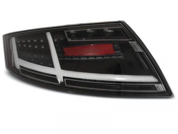 Led Bar Tail Lights Black Fits Audi Tt 04.06-02.14