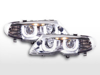 Daylight headlights LED DRL look fits BMW 3-series E46 2002–2005 chrome right-hand drive Daylight headlights LED DRL look fits BMW 3-series E46 2002–2005 chrome right-hand drive
