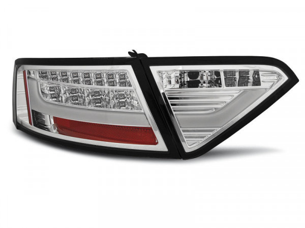 Led Bar Tail Lights Chrome Fits Audi A5 07-06.11