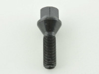Wheel bolt, M12 x 1,5 45mm domed, black Wheel bolt, M12 x 1,5 45mm domed, black