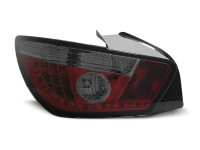 Led Tail Lights Red Smoke Fits Seat Ibiza 6j 3d 06.08- Led Tail Lights Red Smoke Fits Seat Ibiza 6j 3d 06.08-