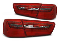 Led Tail Lights Red White Fits Audi A6 C7 11-10.14 Led Tail Lights Red White Fits Audi A6 C7 11-10.14