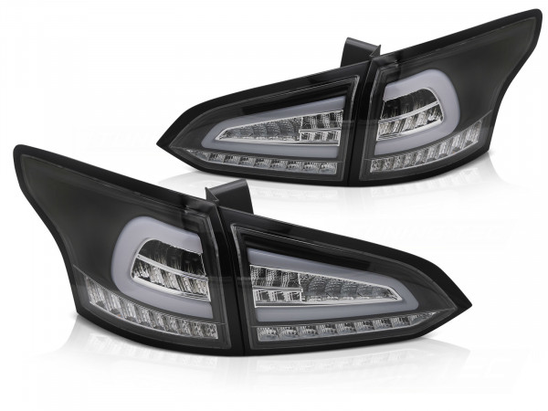 Led Tail Lights Black Seq Fits Ford Focus Mk 3 Sw 11-18