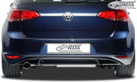 RDX rear bumper extension VW Golf 7 center part RDX rear bumper extension VW Golf 7 center part