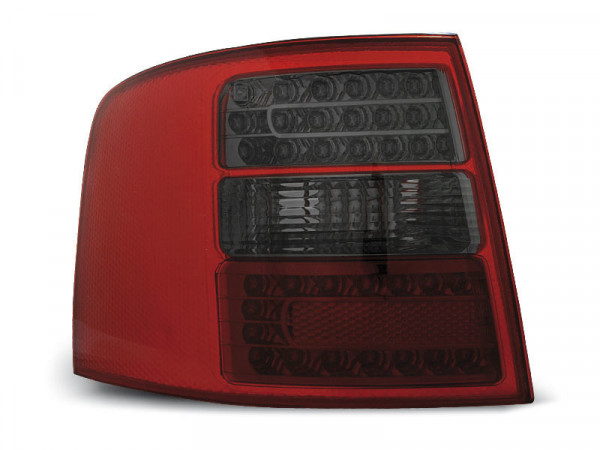 Led Tail Lights Red Smoke Fits Audi A6 05.97-05.04 Avant