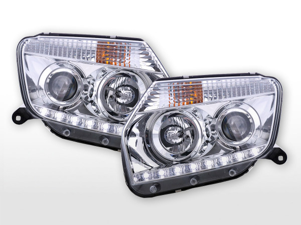 Daylight headlights for Dacia Duster from 2014 on chrome