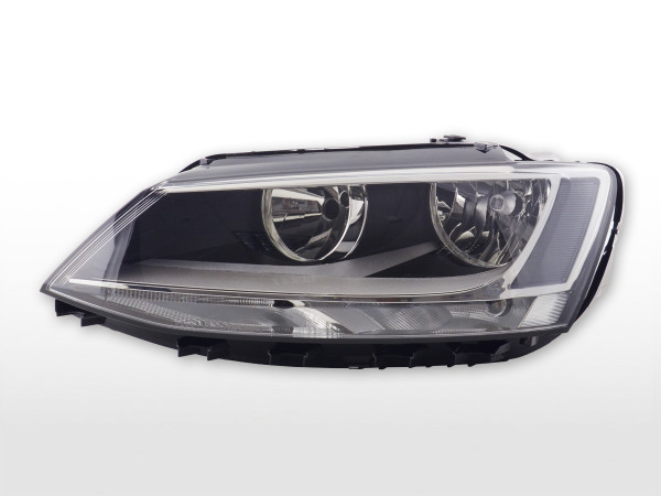Spare parts headlight left VW Jetta 6 Yr. from 2010 black