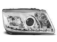 Headlights Daylight Chrome Fits Vw Bora 09.98-05.05 Headlights Daylight Chrome Fits Vw Bora 09.98-05.05