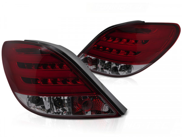 Peugeot 207 3d/5d 05.06-06.09 Red Smoke Led Bar