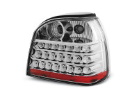 Led Tail Lights Chrome Fits Vw Golf 3 09.91-08.97 Led Tail Lights Chrome Fits Vw Golf 3 09.91-08.97