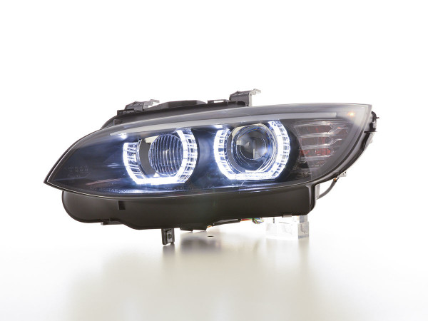 Headlight set Xenon Daylight LED daytime running lights BMW 3-series E92 / E93 06-10 black