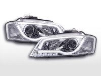 Daylight headlight LED daytime running lights Audi A3 8P 08-12 chrome Daylight headlight LED daytime running lights Audi A3 8P 08-12 chrome