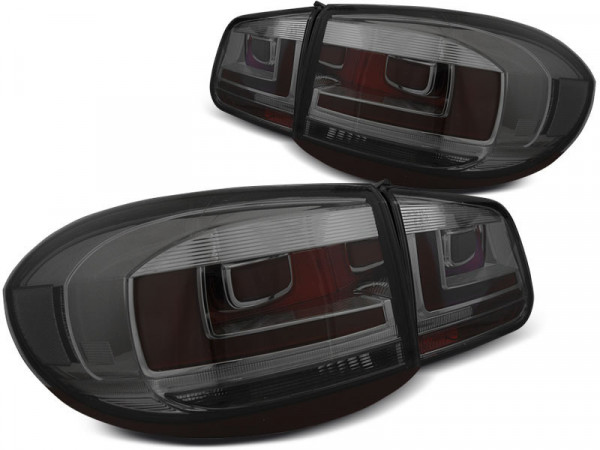 Led Bar Tail Lights Smoke Fits Vw Tiguan 07-07.11