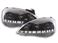 Daylight headlight Opel Corsa C Yr. 01-06 black Daylight headlight Opel Corsa C Yr. 01-06 black