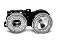 Headlights Angel Eyes Chrome fits BMW E30 11.82-06.94 Headlights Angel Eyes Chrome fits BMW E30 11.82-06.94