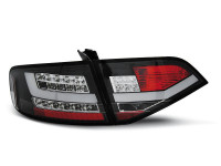 Led Tail Lights Black Fits Audi A4 B8 08-11 Sedan Led Tail Lights Black Fits Audi A4 B8 08-11 Sedan
