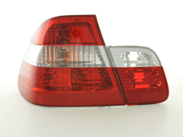 Taillights BMW serie 3 saloon type E46 Yr. 98-01 white red