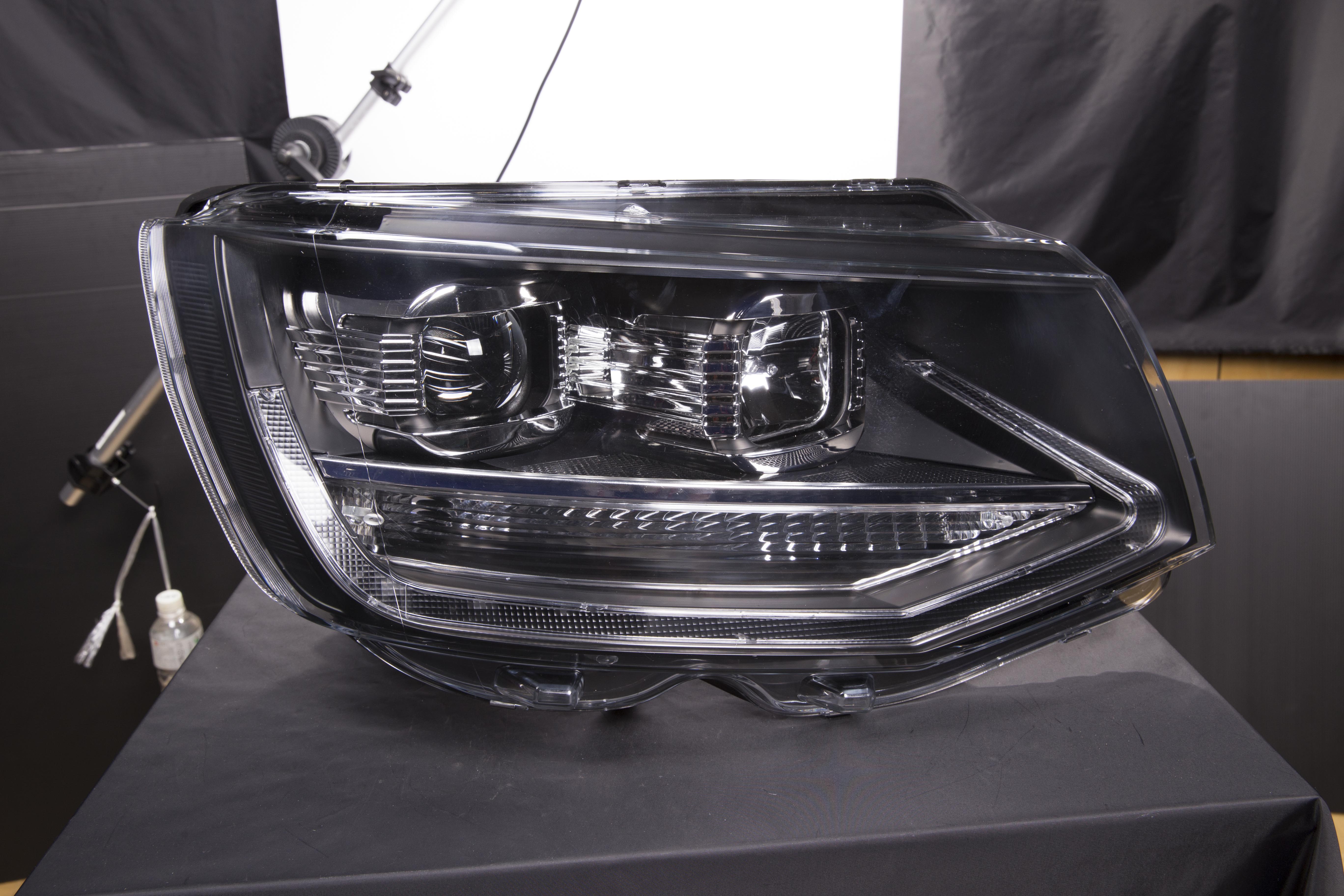headlights Daylight LED daytime running light VW Bus T6 year from 2015 black