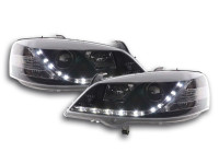 Daylight headlight Opel Astra G Yr. 98-03 black Daylight headlight Opel Astra G Yr. 98-03 black