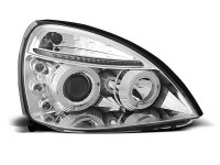 Renault Clio Ii 06.01-09.05 Angel Eyes Chrome Renault Clio Ii 06.01-09.05 Angel Eyes Chrome