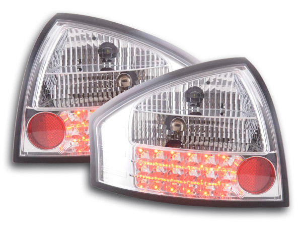 Led Taillights Audi A6 saloon type 4B Yr. 97-03 chrome