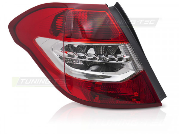 Tail Light Left Side Tyc Fits Citroen C4 10-15