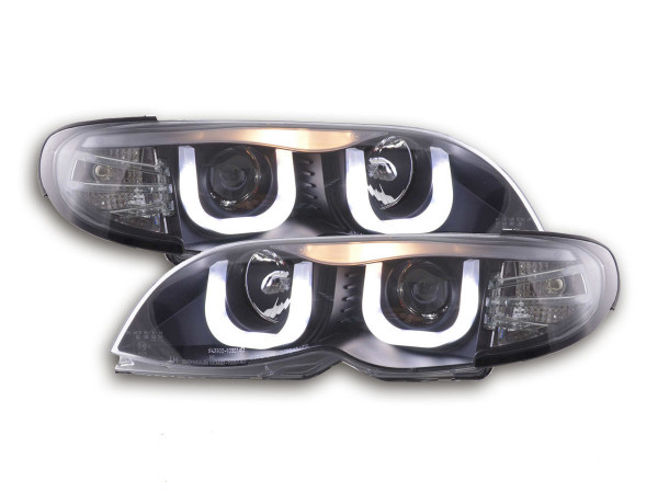 Angel Eye headlight BMW serie 3 E46 saloon/Touring Yr. 02-05 black