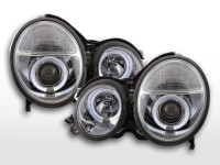 Headlight Mercedes E-Classe type W210 Yr. 97-01 chrome RHD Headlight Mercedes E-Classe type W210 Yr. 97-01 chrome RHD