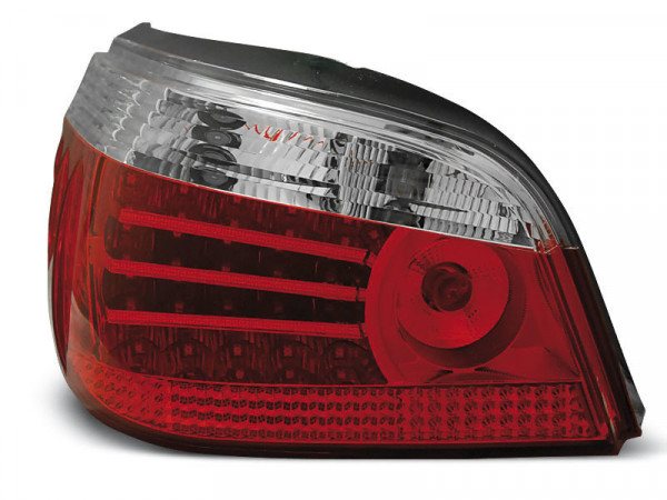 Led Tail Lights Red White Fits Bmw E60 07.03-07