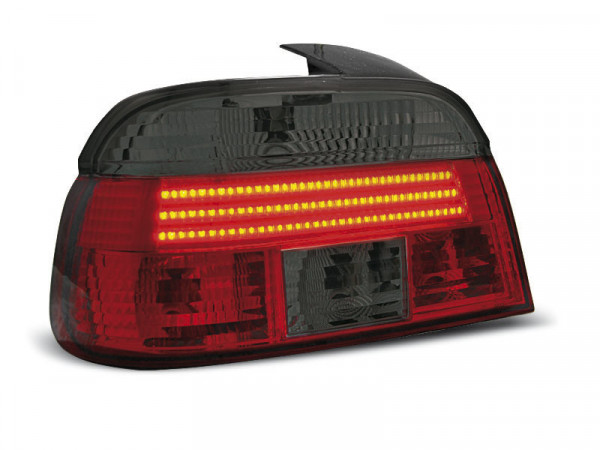 Led Bar Tail Lights Red Smoke Fits Bmw E39 09.95-08.00