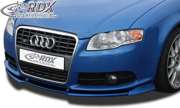 RDX Front Spoiler VARIO-X AUDI A4 B7 8H convertible 2005+ / S4 convertible 2005+ (S-Line- and S4-Frontbumper)