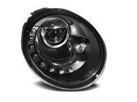 Headlights Daylight Black Fits Vw New Beetle 10.98-05.05 Headlights Daylight Black Fits Vw New Beetle 10.98-05.05