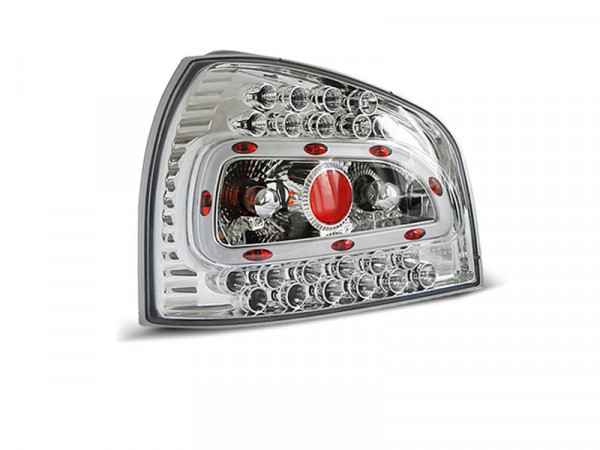 Led Tail Lights Chrome Fits Audi A3 08.96-08.00